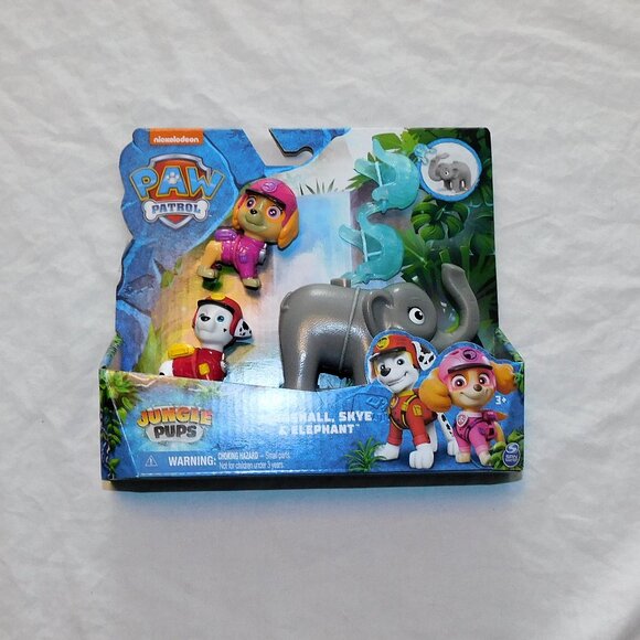 Paw Patrol Jungle Pups - Marshall, Skye & Elephant main image 1